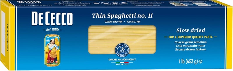 De Cecco Thin Spaghetti No. 11 - Image 1